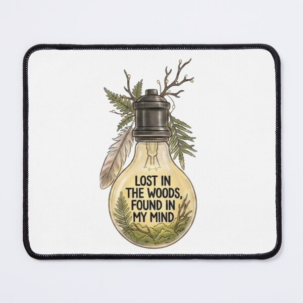 Item preview, Lost in the Woods, Found in my Mind - Nature Bulb designed and sold by Ajwaj.