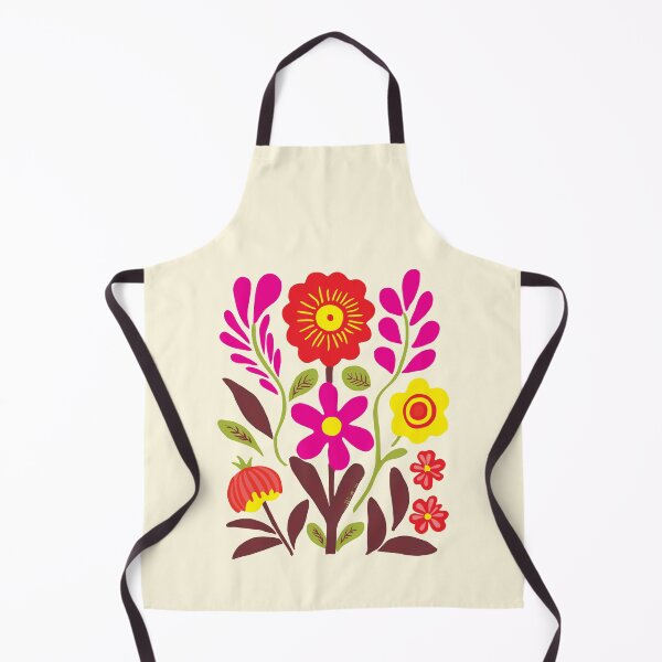 Item preview, Cool Colorful Capacious Folk Floral Abstract Design designed and sold by CharlottePlaceArt.