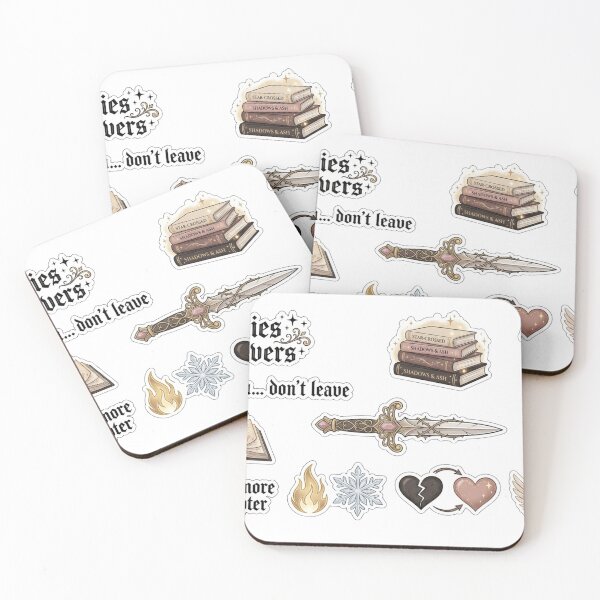 Item preview, Enemies to Lovers Bookish Sticker Pack - Dark Romantasy & Moody Aesthetic designed and sold by Mirosi-S.