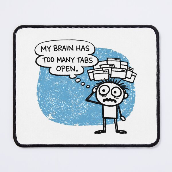Item preview, Too Many Tabs designed and sold by Jackson-Will.