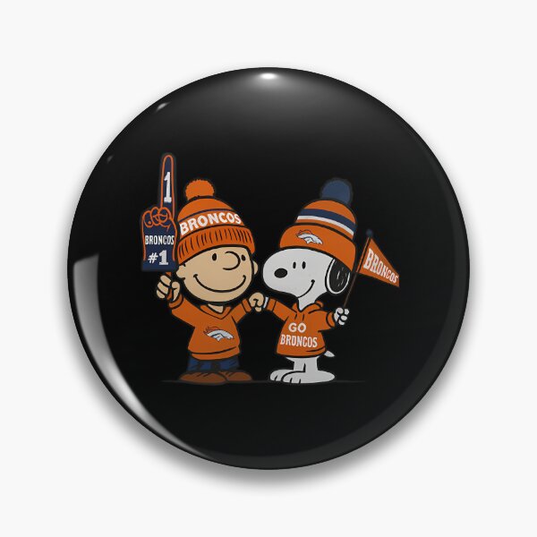 Aperçu de l'œuvre Snoopy et Charlie Brown, football des Broncos de Denver créée et vendue par Morphologiona.