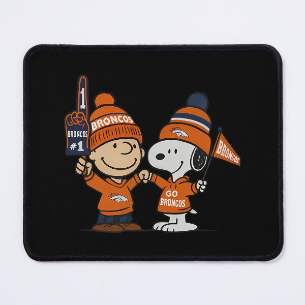 Item preview, Snoopy And Charlie Brown Denver Broncos Football designed and sold by Morphologiona.