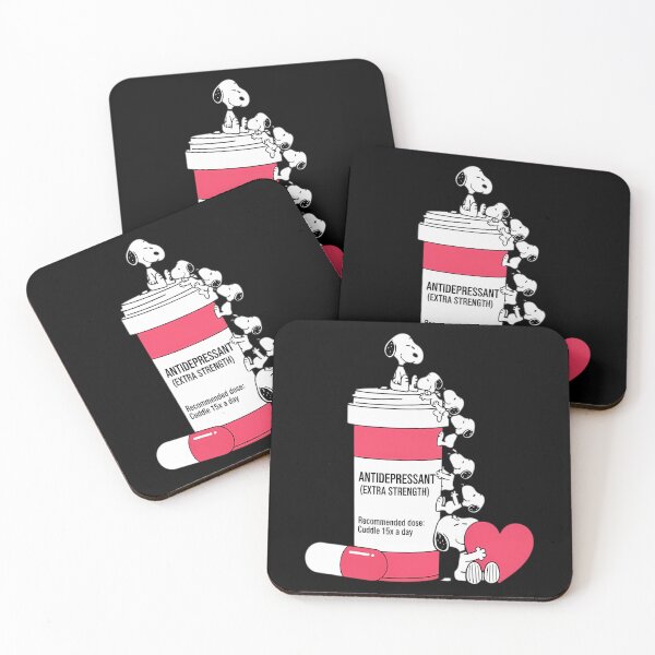 Item preview, Snoopy Anxiety Pills Funny Cartoon designed and sold by Morphologiona.