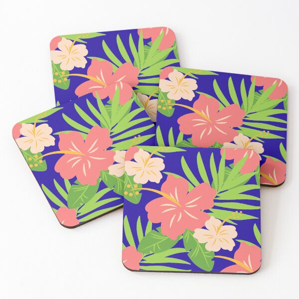 Item preview, Bold Tropical Hibiscus Floral Seamless Pattern designed and sold by NadDot.