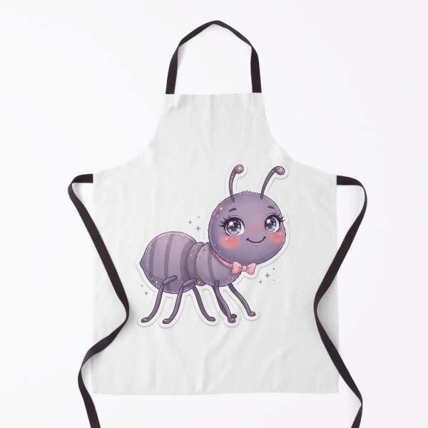 Item preview, Adorable Royal Purple Ant Princess Sticker - Cute Furry Character with Crown, Jewels, and Crystals designed and sold by Stickivo.