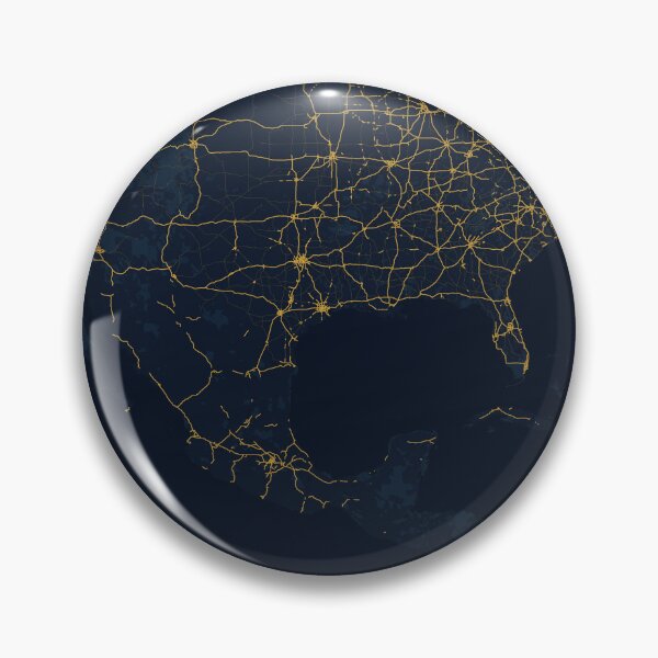 Item preview, United States Gold Map Print | Dark Navy & Gold USA Road Network Poster designed and sold by SantoshArts.
