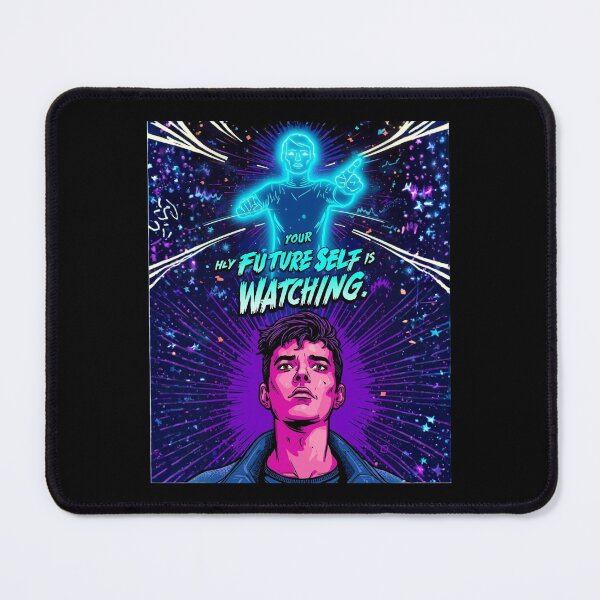 Item preview, Your Future Self is Watching| Motivational cartoon Aesthetic with Typography | Cute Funny Inspirational Quote | Self Care Positivity Cartoon Design ver4 designed and sold by CosmicNook1.