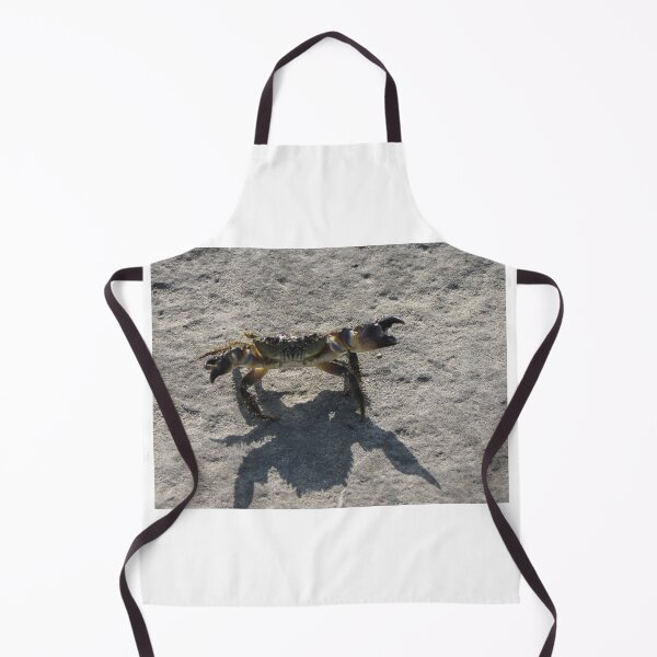 Item preview, Sunlit Shore Crab Walking on Rock Casting Strong Shadow in Coastal Close-Up Landscape designed and sold by Nmallia.