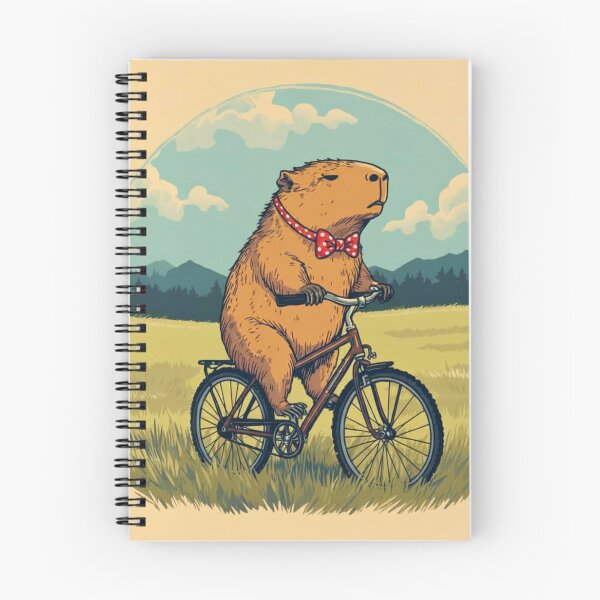 Item preview, Old One Capybara Guy on The Bike designed and sold by byaga.