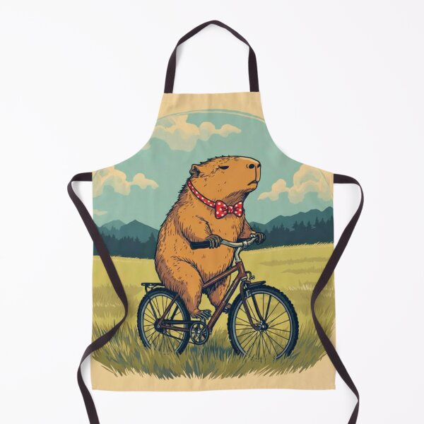 Item preview, Old One Capybara Guy on The Bike designed and sold by byaga.