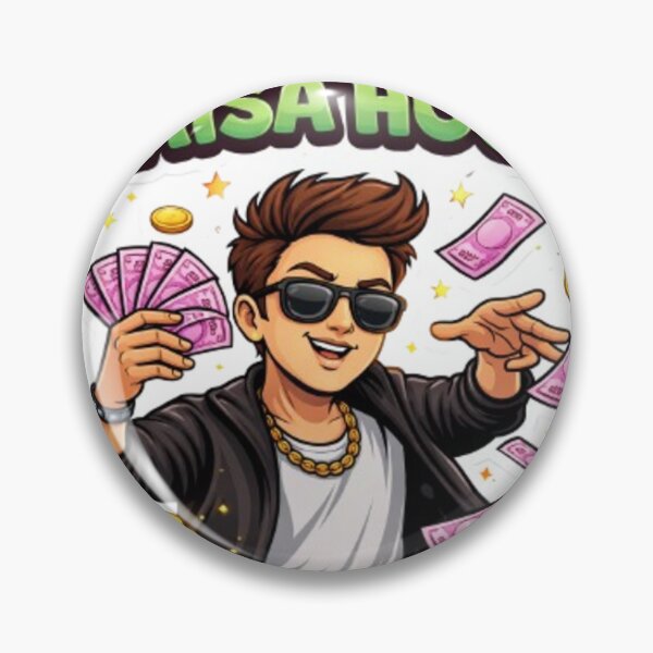 Artikelvorschau, ? Paisa Hi Paisa Hoga Lustiger indischer Meme-Aufkleber – Desi Swag Money Design entworfen und verkauft von AKVisionDesigns.