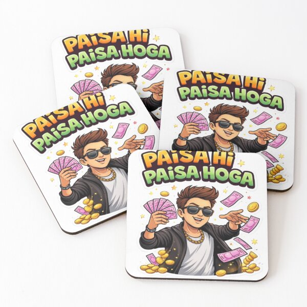 Item preview, ? Paisa Hi Paisa Hoga Funny Indian Meme Sticker – Desi Swag Money Design designed and sold by AKVisionDesigns.