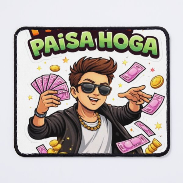 Item preview, ? Paisa Hi Paisa Hoga Funny Indian Meme Sticker – Desi Swag Money Design designed and sold by AKVisionDesigns.