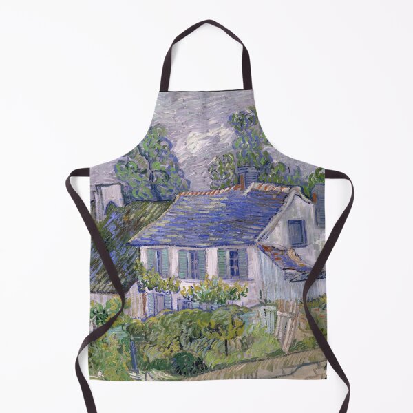 Item preview, Houses at Auvers by Vincent van Gogh: Rustic Post Impressionist Landscape Poster designed and sold by artofuniverse.