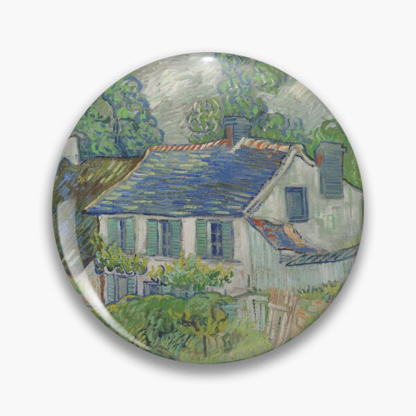 Item preview, Houses at Auvers by Vincent van Gogh: Post Impressionist Village Landscape Poster designed and sold by artofuniverse.