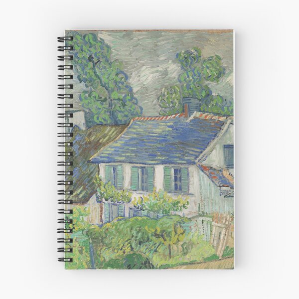 Item preview, Houses at Auvers by Vincent van Gogh: Post Impressionist Village Landscape Poster designed and sold by artofuniverse.