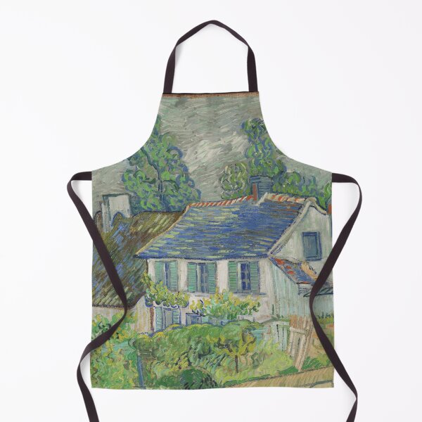 Item preview, Houses at Auvers by Vincent van Gogh: Post Impressionist Village Landscape Poster designed and sold by artofuniverse.