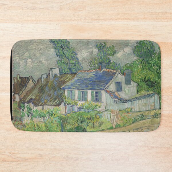 Item preview, Houses at Auvers by Vincent van Gogh: Post Impressionist Village Landscape Poster designed and sold by artofuniverse.