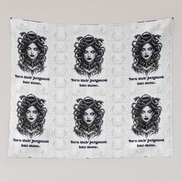 Item preview, Cyber-Gothic Medusa: Turn Their Judgment Into Stone designed and sold by Studio77-Gothic.