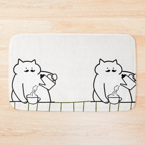 Item preview, Barista Cat — Coffee Pouring Feline Illustration designed and sold by RM-Journey.