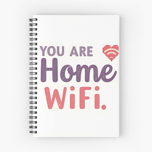 Artikelvorschau, „Du fühlst dich wie zu Hause – WLAN-T-Shirt“, süßes Liebeszitat-Shirt, ästhetisches Gen-Z-Grafik-Shirt entworfen und verkauft von MilaPrintify.