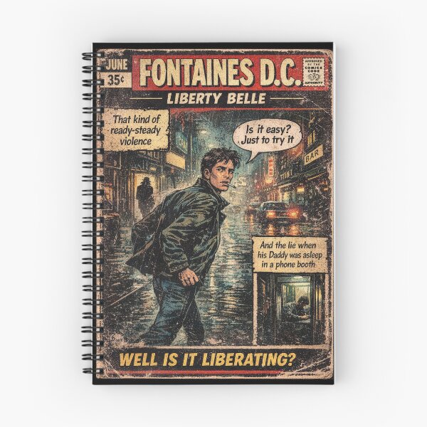 Artikelvorschau, Liberty Belle – Fontaines DC Comic entworfen und verkauft von Wanderdreaming.