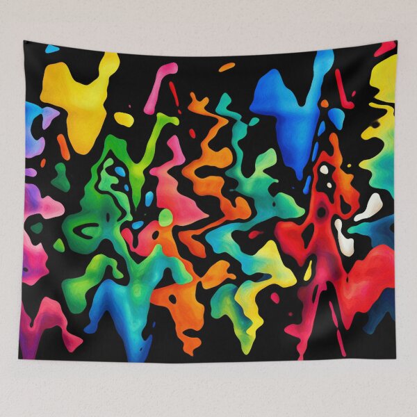 Item preview, Flowing forms in a blaze of color designed and sold by Sigtrix.