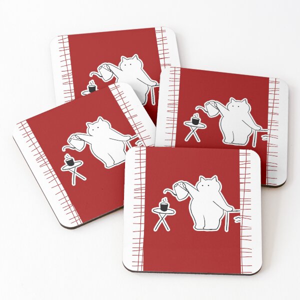 Item preview, Coffee Making Cat — Cozy Cafe Aesthetic Art designed and sold by RM-Journey.