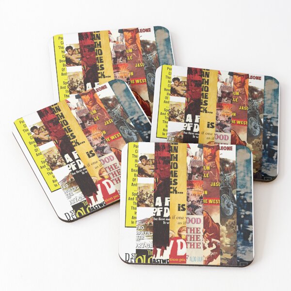 Item preview, Sergio Leone Films:  Cinema Poster Abstract Art Print designed and sold by Mr Mustard Prints.