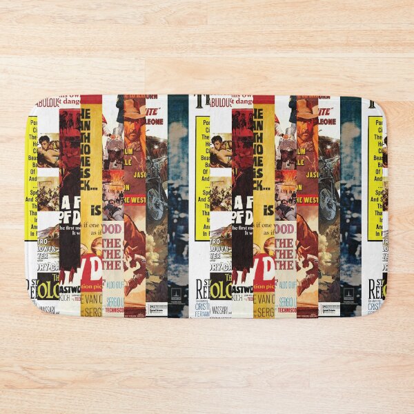 Item preview, Sergio Leone Films:  Cinema Poster Abstract Art Print designed and sold by Mr Mustard Prints.