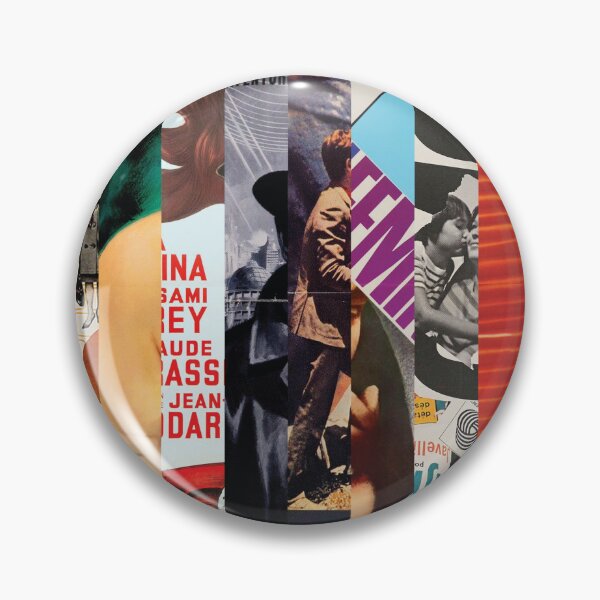 Item preview, Jean-Luc Godard Films:  Cinema Poster Abstract Art Print designed and sold by Mr Mustard Prints.
