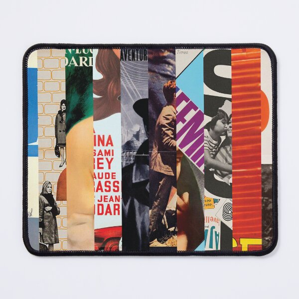 Item preview, Jean-Luc Godard Films:  Cinema Poster Abstract Art Print designed and sold by Mr Mustard Prints.