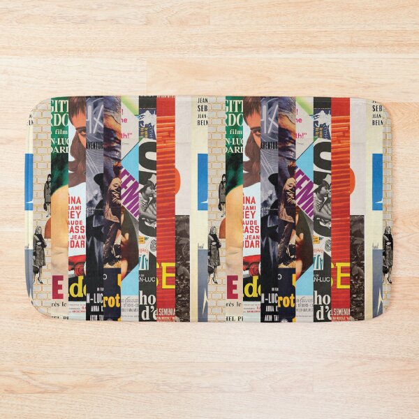 Item preview, Jean-Luc Godard Films:  Cinema Poster Abstract Art Print designed and sold by Mr Mustard Prints.
