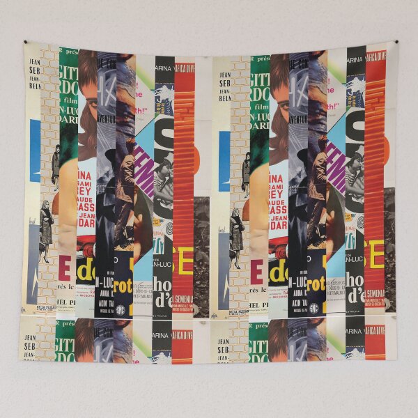 Item preview, Jean-Luc Godard Films:  Cinema Poster Abstract Art Print designed and sold by Mr Mustard Prints.