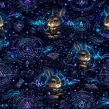Artwork thumbnail, Silent Codex Pattern by InnerwayStudio
