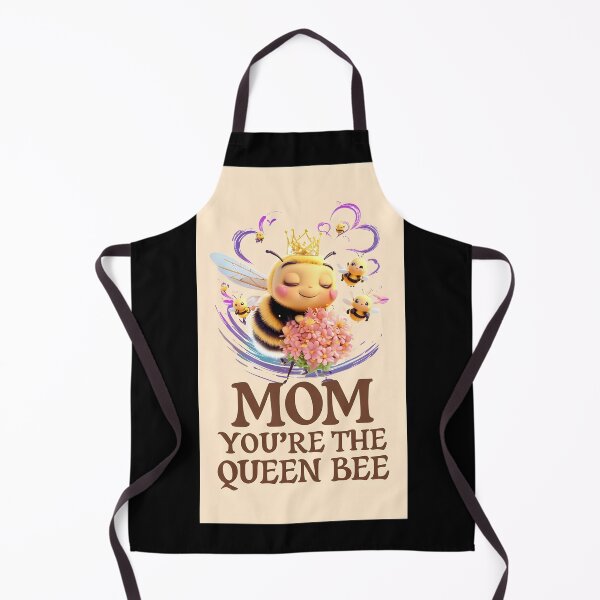 Item preview, Mom You’re the Queen Bee – Cute Kawaii Bee Mother’s Day Design designed and sold by SmartyWonders.