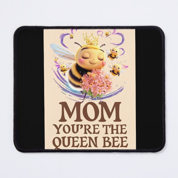 Item preview, Mom You’re the Queen Bee – Cute Kawaii Bee Mother’s Day Design designed and sold by SmartyWonders.