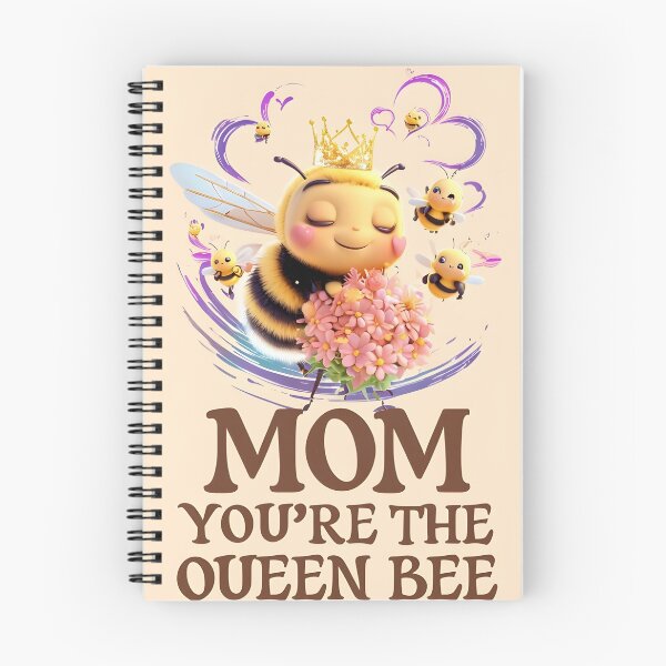 Item preview, Mom You’re the Queen Bee – Cute Kawaii Bee Mother’s Day Design designed and sold by SmartyWonders.