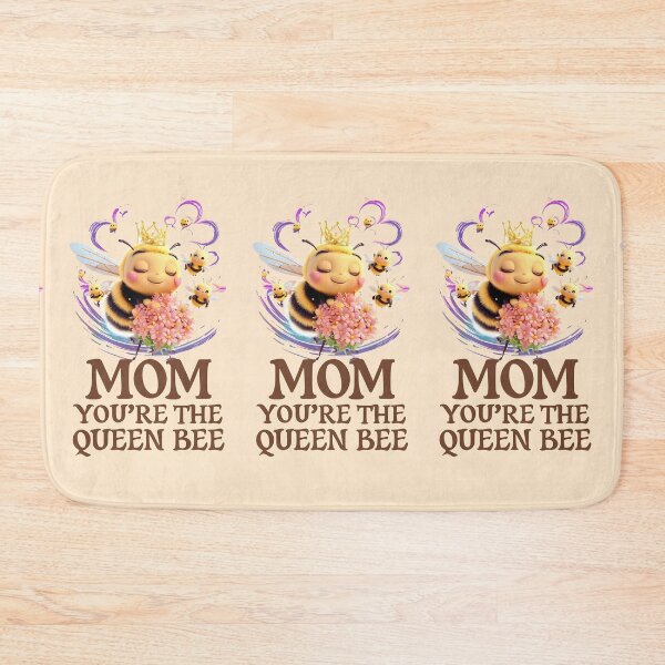 Item preview, Mom You’re the Queen Bee – Cute Kawaii Bee Mother’s Day Design designed and sold by SmartyWonders.