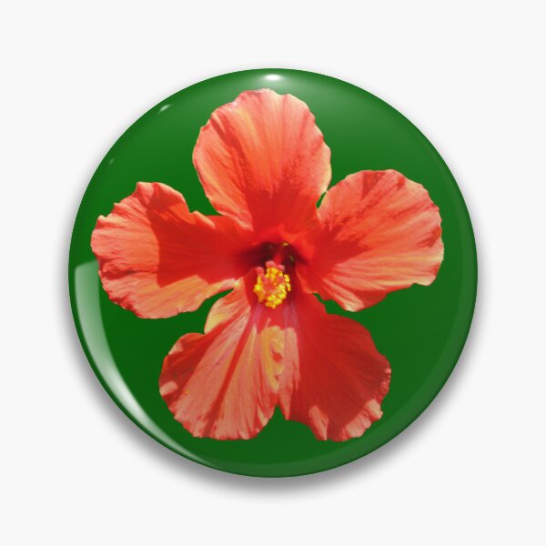 Item preview, Vibrant Red Hibiscus Die Cut designed and sold by JoyousArt4u.