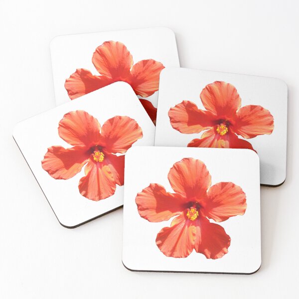 Item preview, Vibrant Red Hibiscus Die Cut designed and sold by JoyousArt4u.