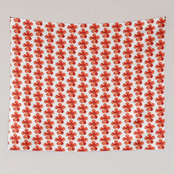 Item preview, Vibrant Red Hibiscus Die Cut designed and sold by JoyousArt4u.
