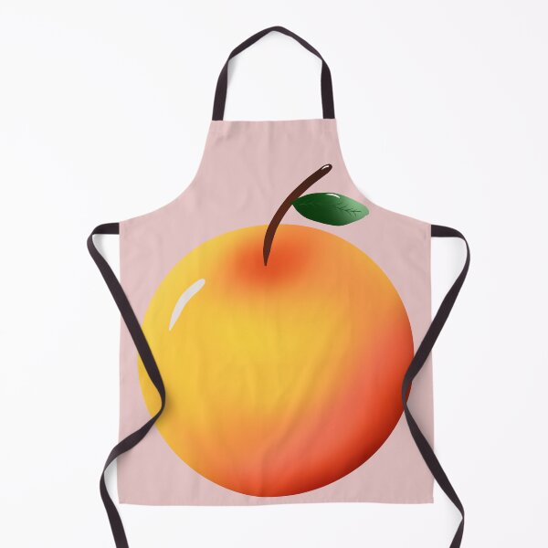 Item preview, Peach Fruit Illustration designed and sold by HopeAndHustle.
