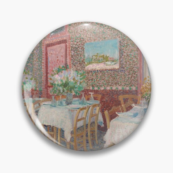 Item preview, Interior of a Restaurant by Vincent van Gogh: Post Impressionist Cafe Art Poster designed and sold by artofuniverse.