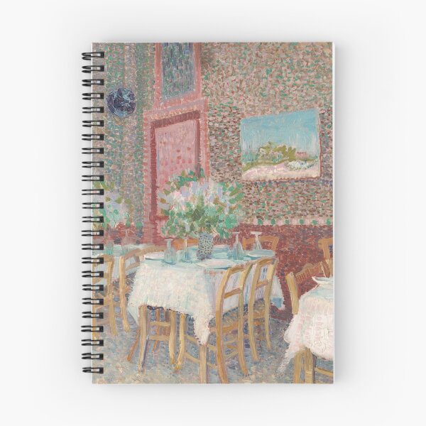 Item preview, Interior of a Restaurant by Vincent van Gogh: Post Impressionist Cafe Art Poster designed and sold by artofuniverse.