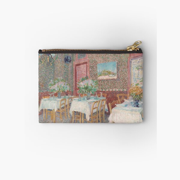 Item preview, Interior of a Restaurant by Vincent van Gogh: Post Impressionist Cafe Art Poster designed and sold by artofuniverse.