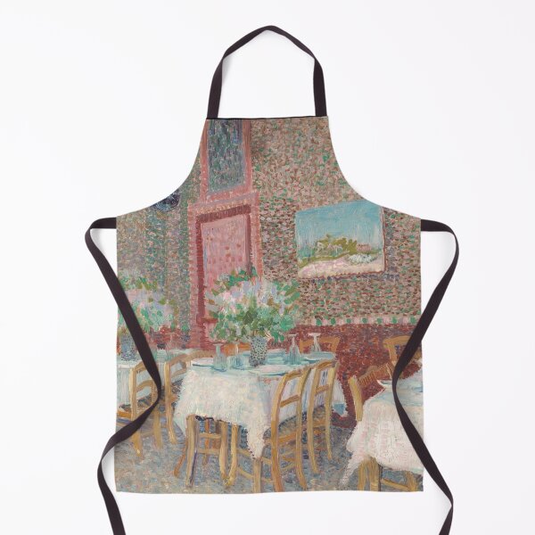 Item preview, Interior of a Restaurant by Vincent van Gogh: Post Impressionist Cafe Art Poster designed and sold by artofuniverse.