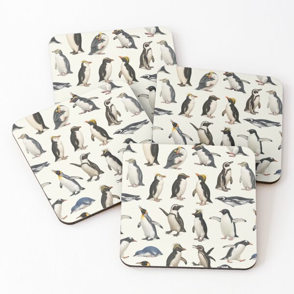 Item preview, Penguins of the World Retro Wildlife Identification Chart designed and sold by kakarikihill.
