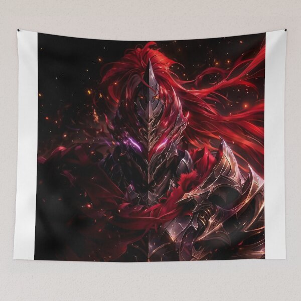 Item preview, Dark Fantasy Knight Armor | Crimson Warrior Anime Style | Gothic Fire Warrior Art designed and sold by Dyan4.