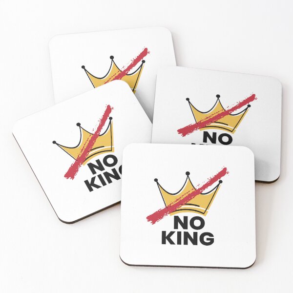 Item preview, No King Anti Monarchy Crown Crossed designed and sold by designclub.